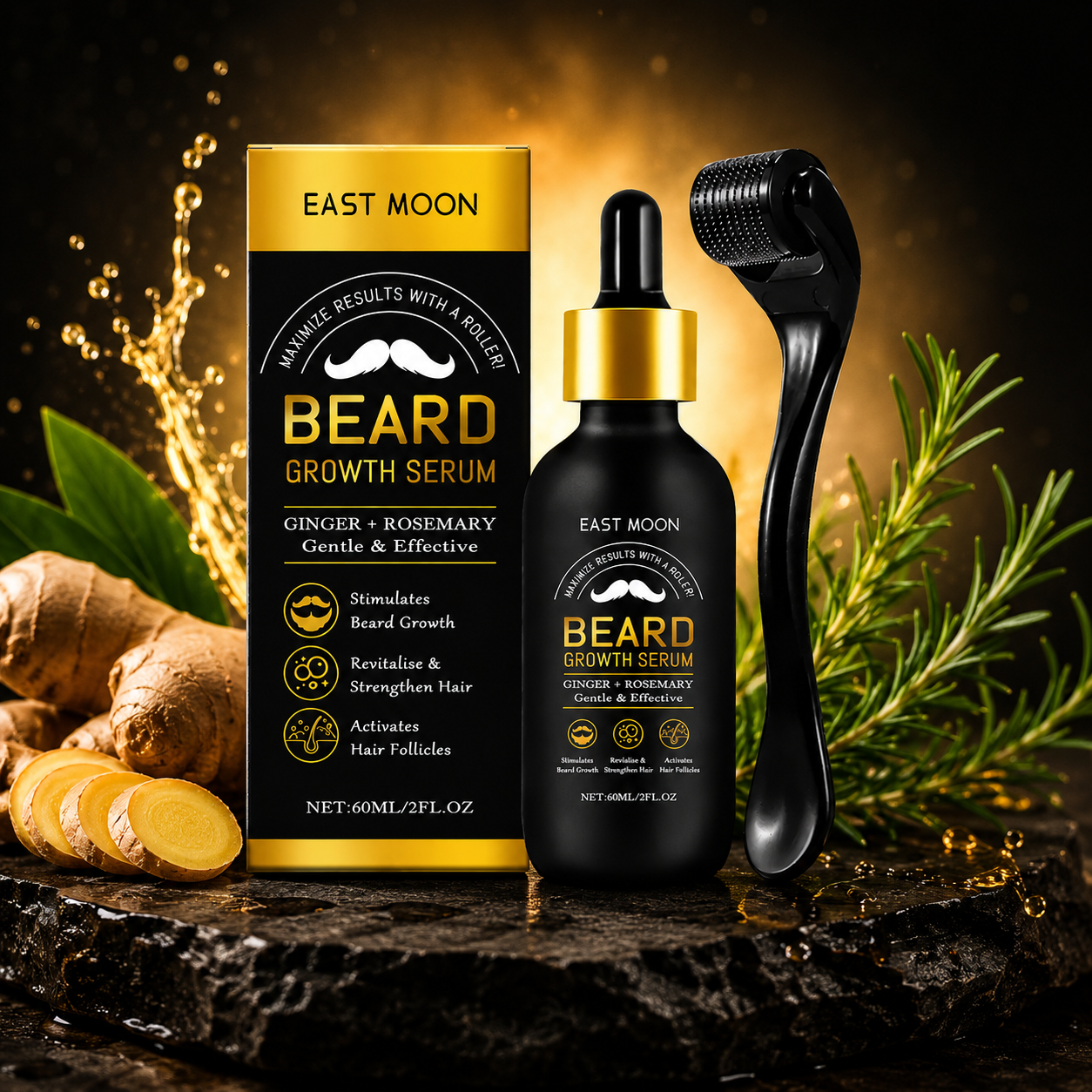 East Moon All Natural Beard Growth Serum
